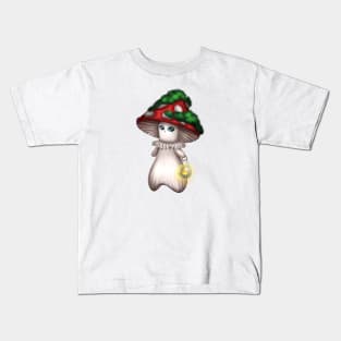 Magic fly agaric mushroom Kids T-Shirt